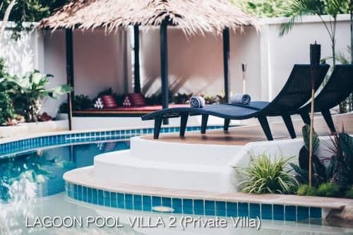 Private luxury lagoon pool villa 2