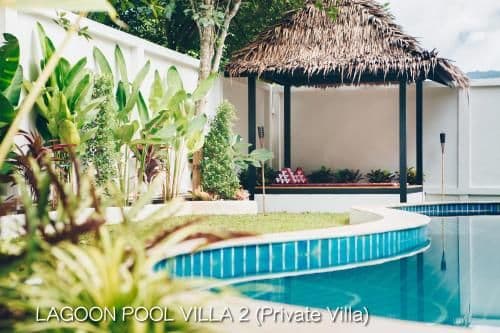 Private luxury lagoon pool villa 2