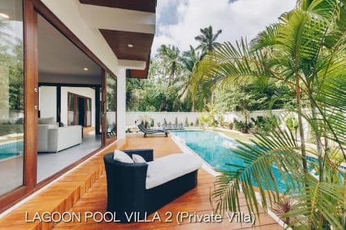 Private luxury lagoon pool villa 2