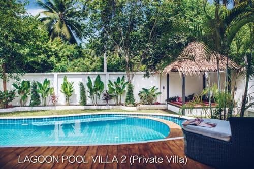Private luxury lagoon pool villa 2