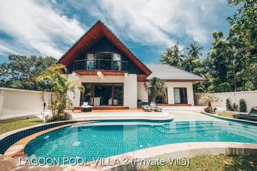 Private luxury lagoon pool villa 2