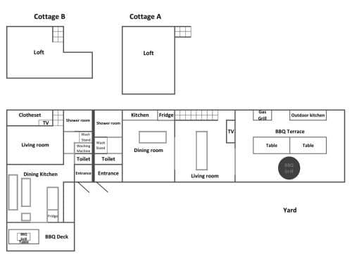 Family Room with Terrace