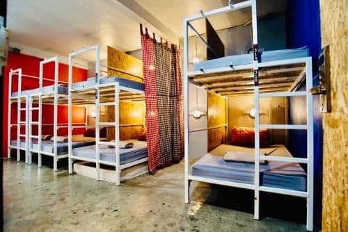 Bed in 8-Bed Male Dormitory Room (BTS)