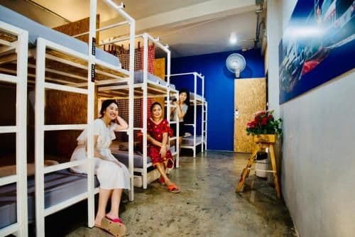 Bed in 8-Bed Male Dormitory Room (BTS)