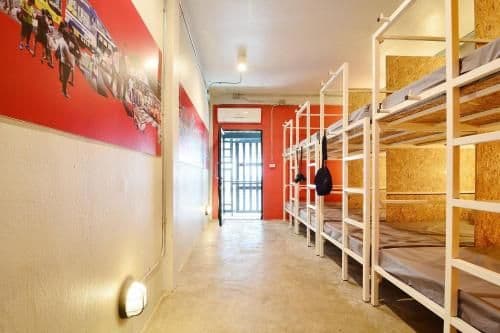 Bed in 8-Bed Male Dormitory Room (BTS)