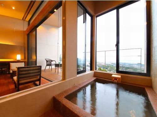 Twin Room with Tatami Area and Semi Open-Air Bath 2nd Floor