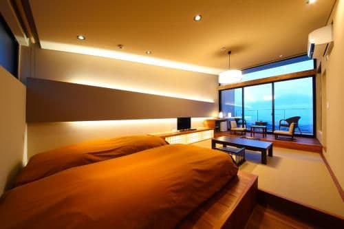 Twin Room with Tatami Area and Semi Open-Air Bath 2nd Floor