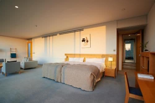Suite with Sofa Bed and Open-Air Bath Lower Level Floor