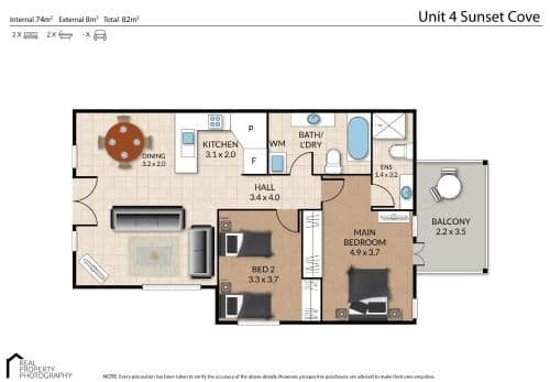Deluxe Two-Bedroom Apartment Ground Floor - Pool View