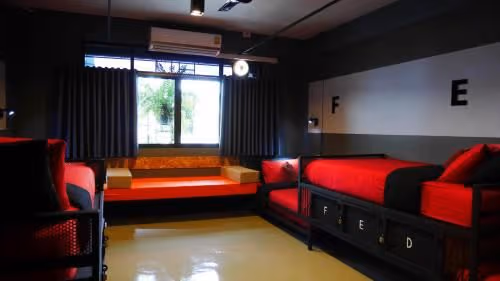 Single Bed in Female Dormitory Room