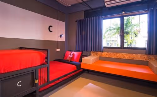 Bed in 6-Bed Mixed Dormitory Room