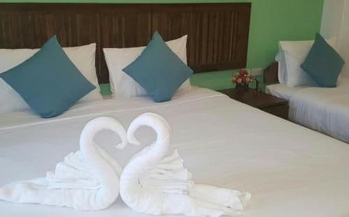 Family Room with Balcony for 3 People (Free Round Trip Airport Transfer)