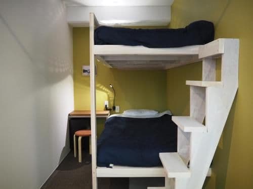 2 Bunk Beds in Mixed Dormitory Room - Window