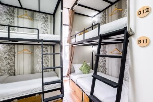 Bed in 6-Bed Female Dormitory Room