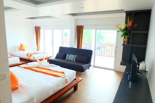 Quadruple Room with Garden View