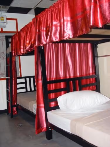 Bed in 8-Bed Male Dormitory Room