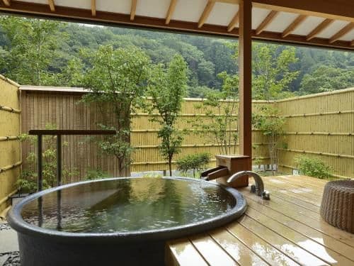 Japanese Style Room with Open-Air Bath