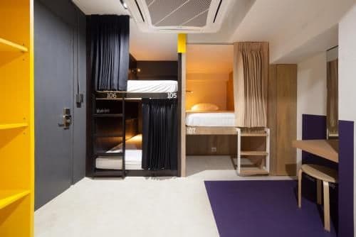 Bed in 7-Bed Mixed Dormitory Room