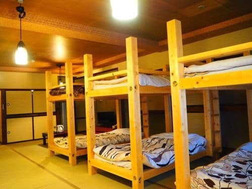 Japanese-Style Room with Bunk Bed and Futon with Shared Bathroom