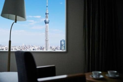 Corner Quadruple Room with Tokyo Sky Tree View - Non-Smoking
