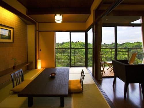 Japanese-Style Premium Twin Room with Ocean View