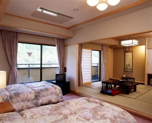 Room with Tatami Area and Private Bathroom