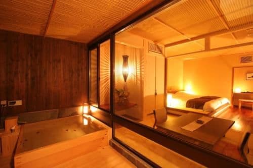 Twin Room with Private Open-Air Bath