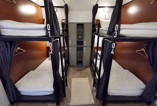 Bed in 4-Bed Female Dormitory Room