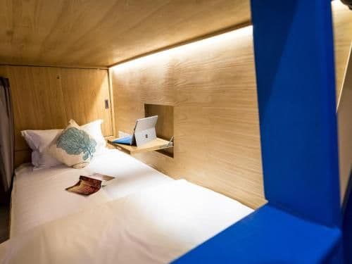 Bed in 4-Bed Female Dormitory Room with Shared Bathroom