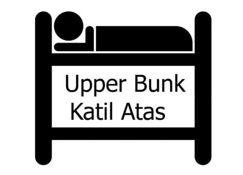 Bunk Bed in Female Dormitory Room  