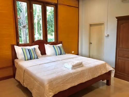 Two-Bedroom Wood Villa with Mountain View