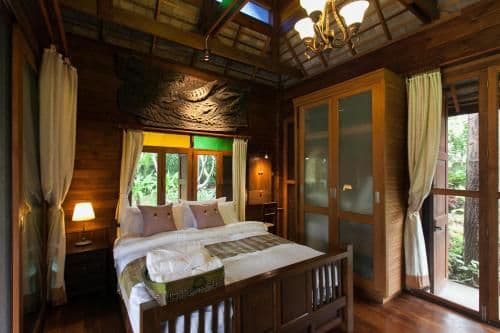 Queen Room with Pond and Pool View