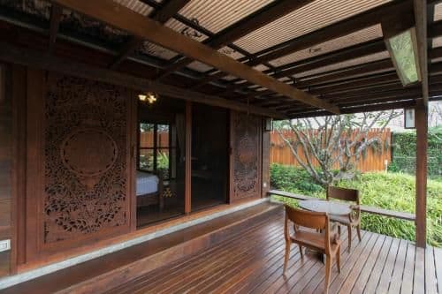 Queen Room with Pond and Pool View