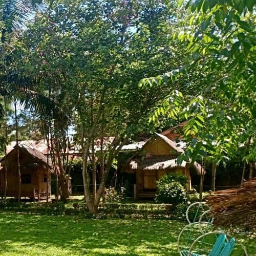 Bamboo Bungalow with Fan