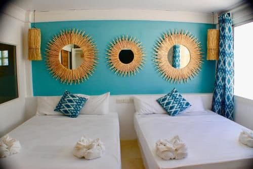 Deluxe Family Room with Partial Sea View