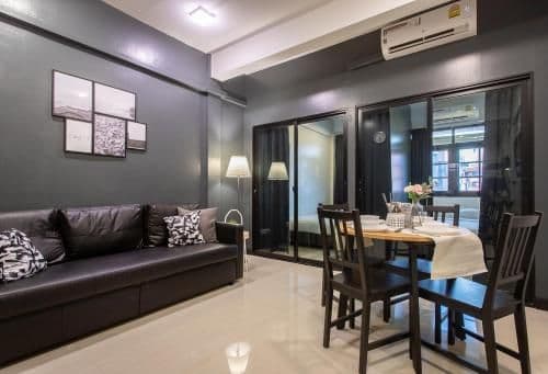 T5 2 Bedrooms/6guests/full kitchen/1 min to BTS