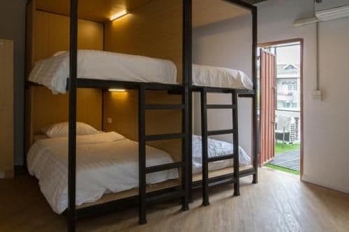 Pod Mixed Dorm with Garden Balcony