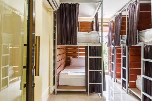 Bunk Bed in Male Dormitory Room