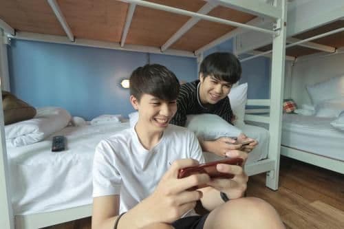 Bed in 4-Bed Male Dormitory Room