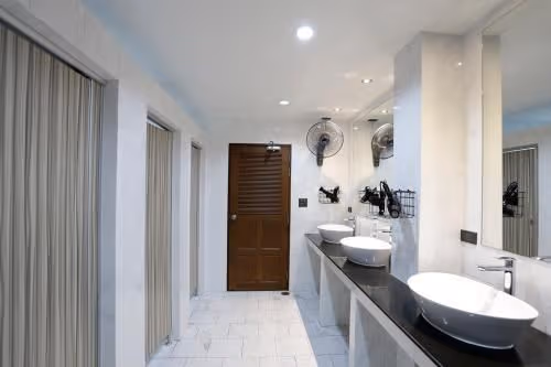 Family Room with Shared Bathroom