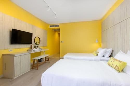 Twin Room with Pool View