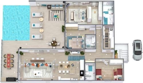 Three-Bedroom Villa