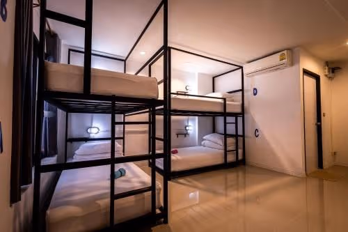 Bed in 6-Bed Mixed Dormitory Room