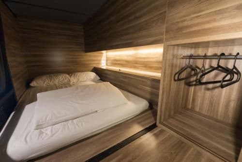 Double Bed in Dormitory Room