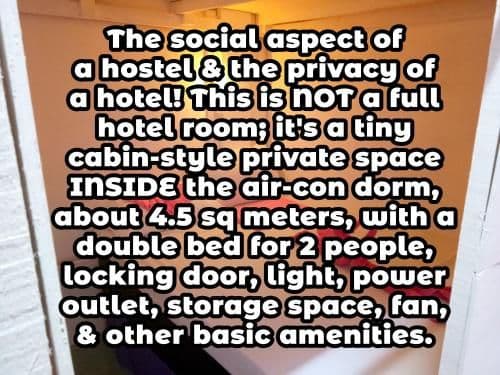 Double Cabin Mini Room with Shared Bathroom