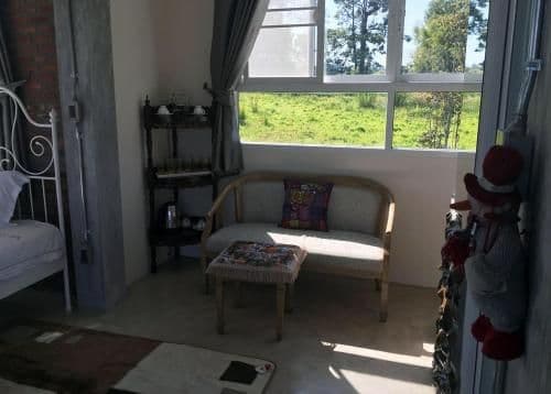 Family Room with Mountain View