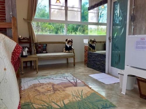 Family Room with Mountain View