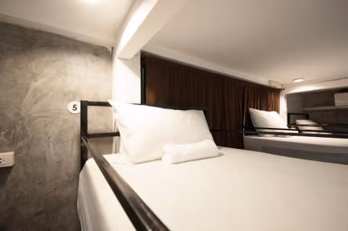 Bed in 8-Bed Female Dormitory Room