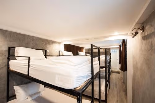 Bed in 8-Bed Female Dormitory Room