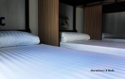 Bed in 8-Bed Female Dormitory Room
